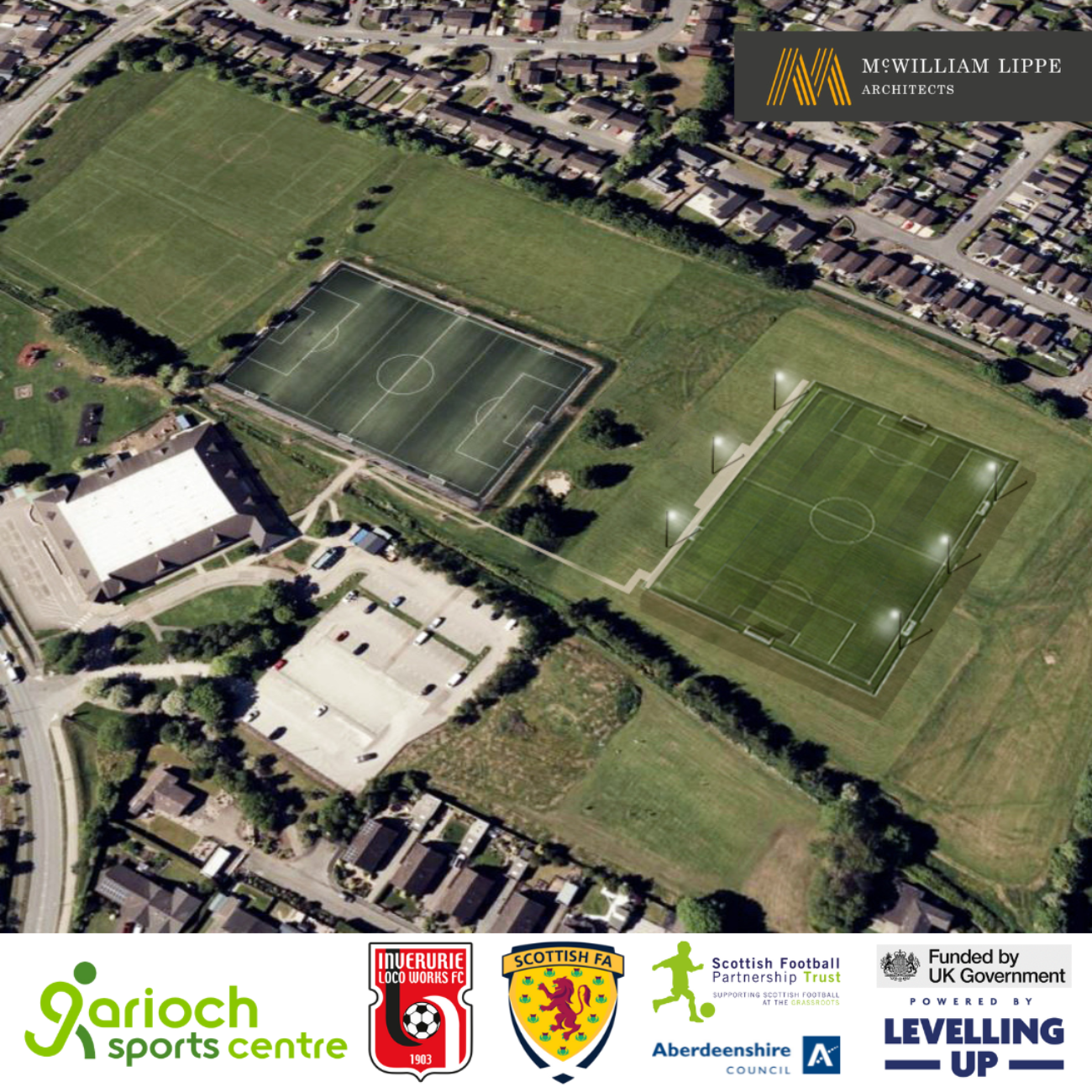 New Community 3G Football Pitch for Garioch Sports Centre