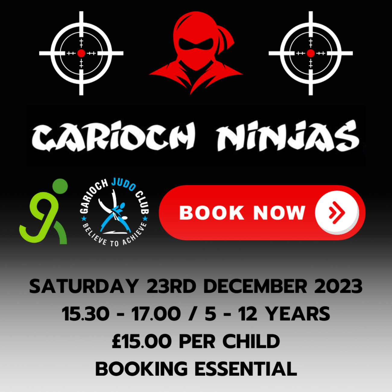 GARIOCH NINJAS CHRISTMAS - 5 - 12 Years