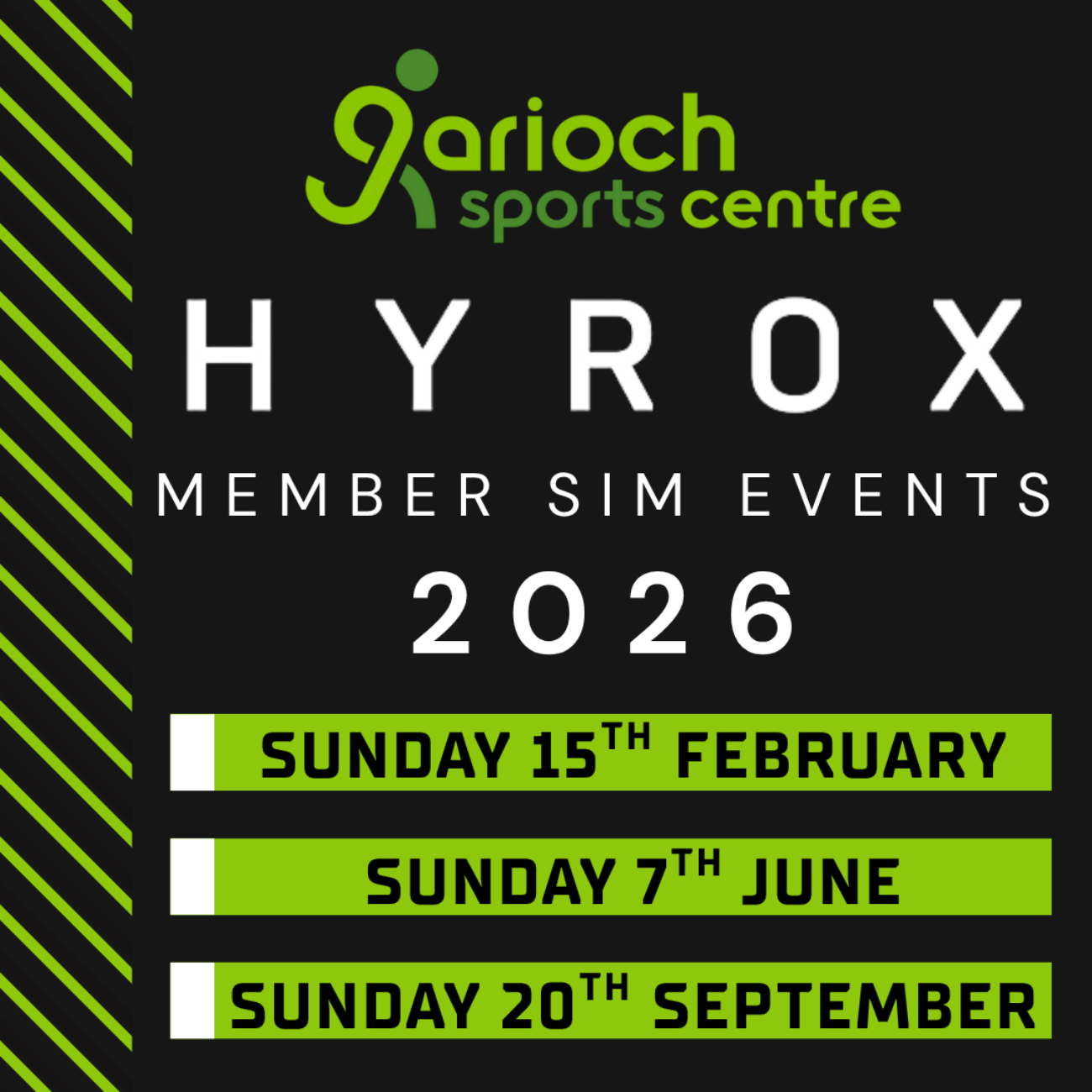 HYROX Sim Event Dates 2026