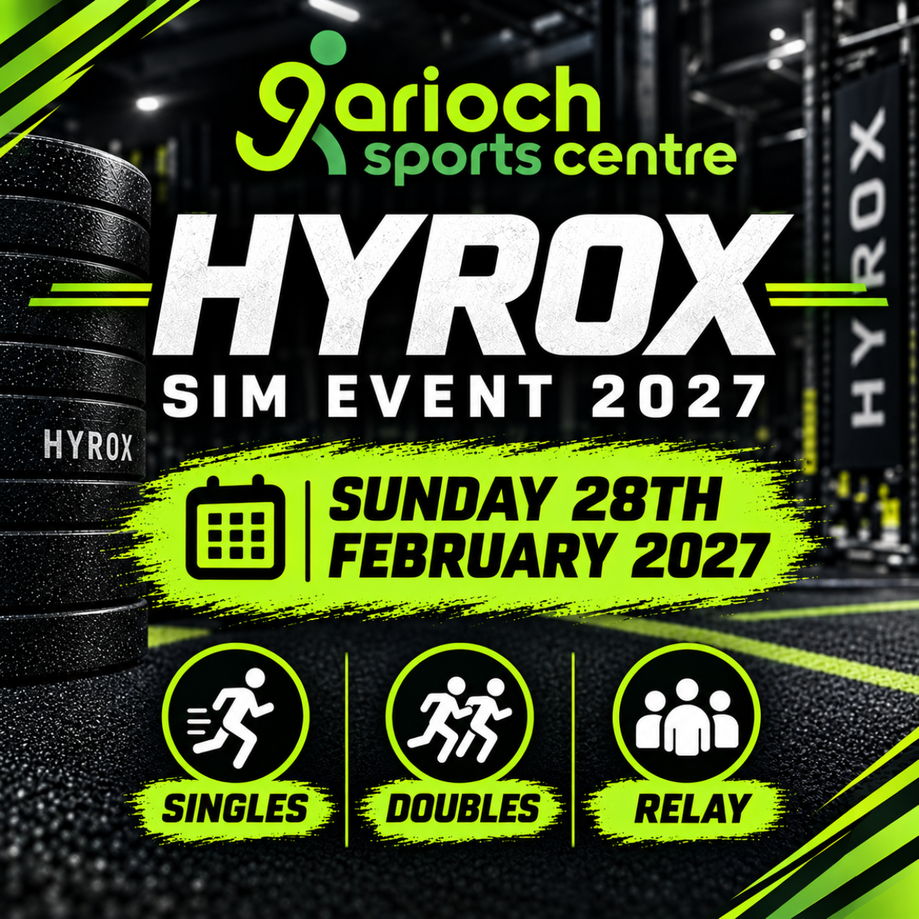 HYROX SIM Sunday 28th February 2027