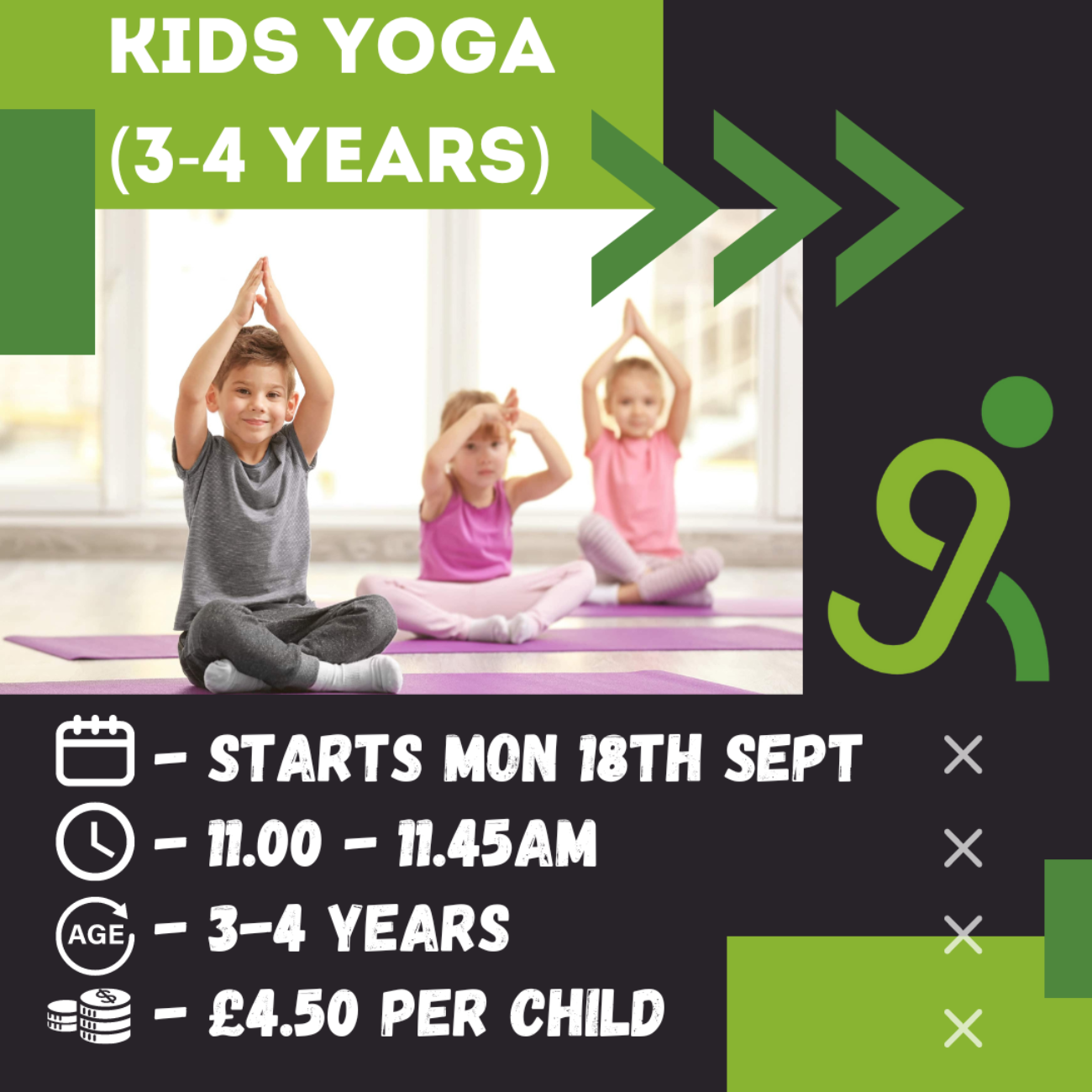 NEW Kids Yoga Class (3-4 Years)