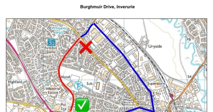 Burghmuir Drive - Road Closure 17th Jan 2022