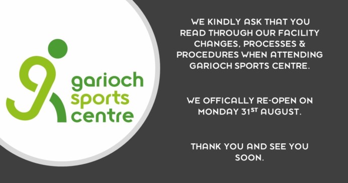 Garioch Sports COVID-19 Procedures & Processes