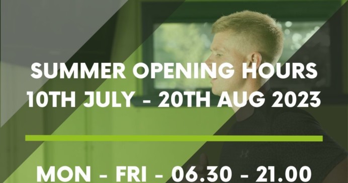 Summer Opening Hours 2023
